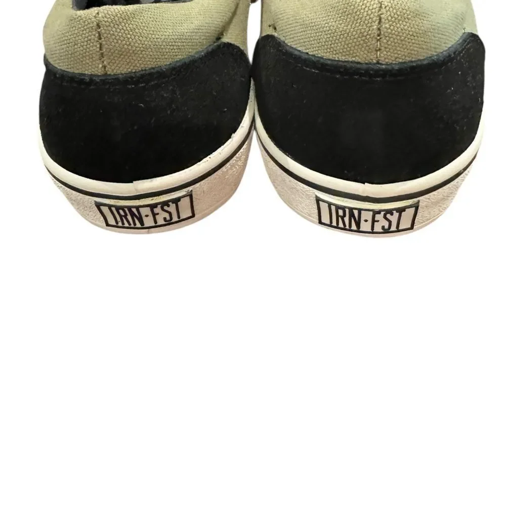 NEW Iron Fist Olive Black Canvas Men's Tennis Shoes Sneakers 40 7